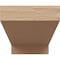 Ekena Millwork 11"W x 22"D x 11"H Wide Clemmons Rough Cedar Woodgrain TimberThane Corbel, Primed Tan CORUR11X22X11CLERCPR - alternate 6